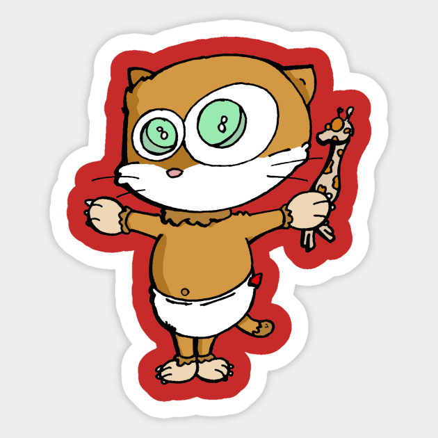 kitty Sticker by Catartyk